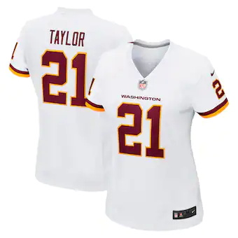 womens nike sean taylor white washington football team reti